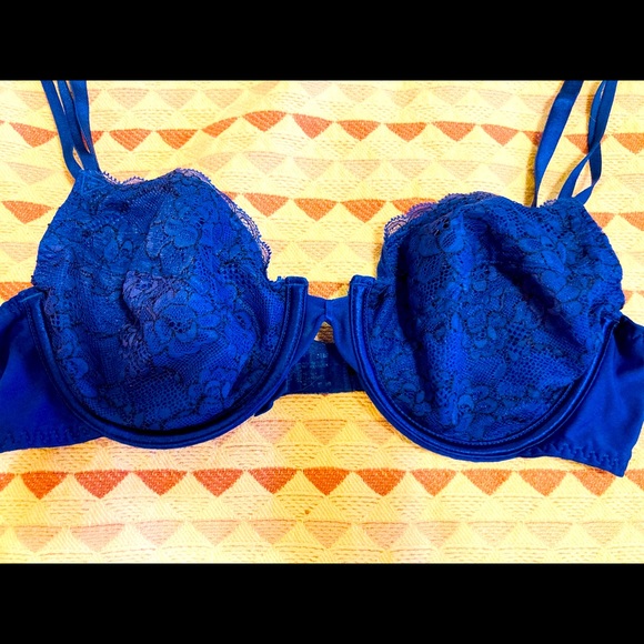 Victoria's Secret Other - Blue Lace Unlined Bra 36B